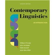 Contemporary Linguistics An Introduction