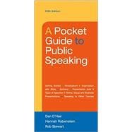 A Pocket Guide to Public Speaking- INSTRUCTOR COMP COPY