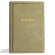 KJV Large Print Personal Size Reference Bible, Sage SuedeSoft LeatherTouch, Indexed