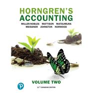Horngren's Accounting, Volume 2, Eleventh Canadian Edition,