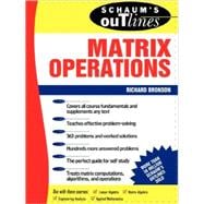 Schaum's Outline of Matrix Operations