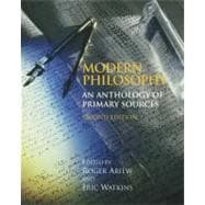 Modern Philosophy,9780872209787