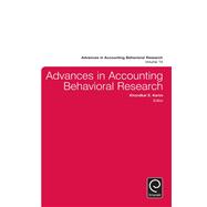 Advances in Accounting Behavioral Research
