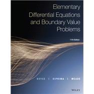 Elementary Differential Equations and Boundary Value Problems
