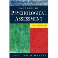 Handbook of Psychological Assessment, 4th Edition,9780471419792