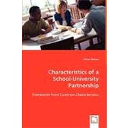 Characteristics of a School-university Partnership,9783639059793