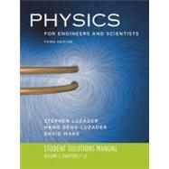 Student Solutions Manual for Physics for Engineers and Scientists, Third Edition