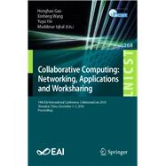 Collaborative Computing - Networking, Applications and Worksharing