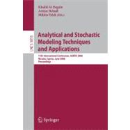 Analytical and Stochastic Modeling Techniques and Applications