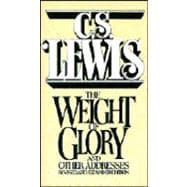 The Weight of Glory, and Other Addresses book cover, ISBN 9780020959809