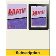 Glencoe Math 2016, Course 3 Complete Student Bundle, 1-year subscription