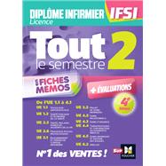 Tout le semestre 2 en fiches mémos - Diplôme infirmier - DEI IFSI- 4è ed - Révision et entrainement