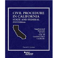 Civil Procedure in California(American Casebook Series)