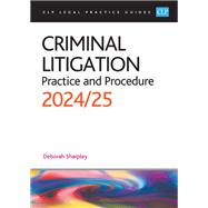 Criminal Litigation: 2024/2025
