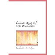 Outcast Essays and Verse Translations