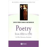 Poetry from 1660 to 1780 Civil War, Restoration, Revolution