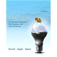 Calculus for Business, Economics, Life Sciences, and Social Sciences