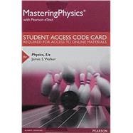 MasteringPhysics with Pearson eText -- Standalone Access Card -- for Physics