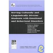 Serving Culturally And Linguistically Diverse Students With Emotional And Behavioral Disorders