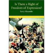 Is There a Right of Freedom of Expression?