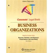 Business Organizations: Keyed to Courses Using Bauman, Palmiter, and Partnoy's Corporations Law and Policy , 6th Edition