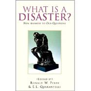 What Is A Disaster? : New Answers to Old Questions