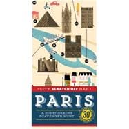 City Scratch-off Map: Paris A Sight-Seeing Scavenger Hunt