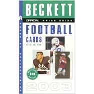 The Official Price Guide to Football Cards 2003 Edition #22