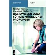 Basiswissen Jura Fur Die Mundlichen Prufungen