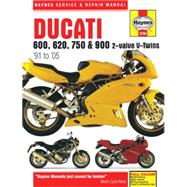 Ducati 600, 620, 750 & 900 2-valve V-Twins '91 to '05