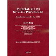 Federal Rules of Civil Procedure 2012-2013