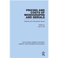 Pricing and Costs of Monographs and Serials