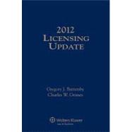 Licensing Update 2012