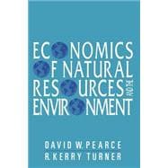 ECONOMICS OF NATURAL RESOURCES & THE ENVIRONMENT