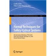 Formal Techniques for Safety-critical Systems