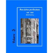 Anecdotes Provinoises