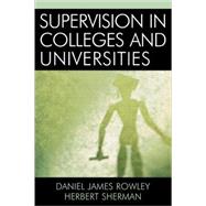 Supervision In Colleges And Universities