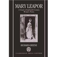 Mary Leapor A Study in Eighteenth-Century Women's Poetry