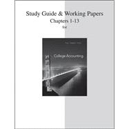 Study Guide and Working Papers for College Accounting  (Chapters 1-13)