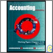 Accounting (working Papers Chapters 12-26) (5th Ed)