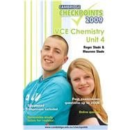 Cambridge Checkpoints VCE Chemistry Unit 4 2009
