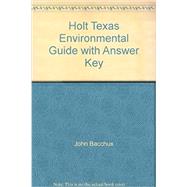Environment Guides : Holt Biology, Texas Edition