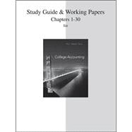 Study Guide and Working Papers for College Accounting (Chapters 1-30)