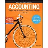 Accounting Seventh Edition WileyPLUS Next Gen Card with Loose-Leaf Set 1 Semester