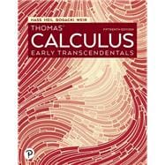 Thomas' Calculus: Early Transcendentals [Rental Edition]