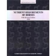 Nutrient Requirements of Horses/Book With Disk