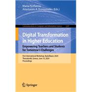 Digital Transformation in Higher Education. Empowering Teachers and Students for Tomorrow’s Challenges