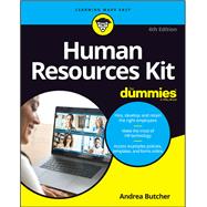 Human Resources Kit For Dummies,9781119989899