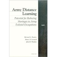 Army Distance Learning Potential for Reducing Shortages in Army Enlisted Occupations