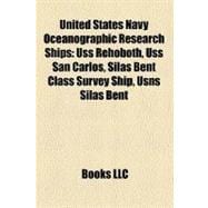 United States Navy Oceanographic Research Ships : Uss Rehoboth, Uss San Carlos, Silas Bent Class Survey Ship, Usns Silas Bent